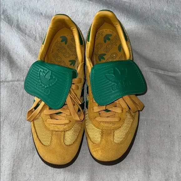 Adidas Samba OG Sneakers Size 9 Yellow Green Excellent Condition - Picture 2 of 14